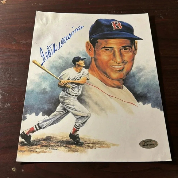 Ted Williams Boston Red Sox autograph photo - Picture 1 of 1